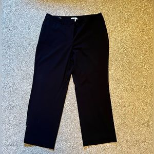 Liz Claiborne Sophie 18W wide leg black dress pant